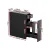 Artiss Slim Bathroom Storage Cabinet Black MDF 60x33x154cm Slide-Out Toilet Side Caddy Tissue Box Holder