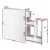 Artiss Slim Bathroom Storage Cabinet & Tissue Holder, 50x16x58cm, Eco-Friendly MDF, White, Space-Saving Design