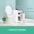Artiss Slim Bathroom Storage Cabinet & Tissue Holder, 50x16x58cm, Eco-Friendly MDF, White, Space-Saving Design
