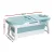Weisshorn Foldable Bathtub Portable Spa with Cover, PP+TPR Material, 136x62cm, Extra-Large Capacity, Indoor/Outdoor Use