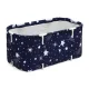 Weisshorn Foldable Bathtub 114x62cm - Navy SPA Tub with PVC Insulation, Inflatable Cushion, Pump, Indoor/Outdoor Use