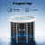 Weisshorn Portable Ice Bath Tub 70x80cm Inflatable Folding Bathtub with 300L Capacity, 3-Layer Insulation, Black