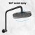 Cefito 9" Overhead Rain Shower Head Black, High-Pressure Swivel, Solid Brass, Water-Saving, 5-Year Warranty
