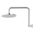 Cefito 9'' Rain Shower Head Overhead High-Pressure Swivel Chrome, Solid Brass, Water-Saving, 3-Star WELS Rated