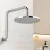 Cefito 9'' Rain Shower Head Overhead High-Pressure Swivel Chrome, Solid Brass, Water-Saving, 3-Star WELS Rated