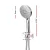 Cefito 4.7" Handheld Shower Head Set Silver, High Pressure, 3 Spray Modes, 1.5m Hose, Wall Holder, ABS, AU Standard