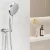 Cefito 4.7" Handheld Shower Head Set Silver, High Pressure, 3 Spray Modes, 1.5m Hose, Wall Holder, ABS, AU Standard