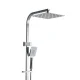 Cefito 10" Rain Shower Head Set: High-Pressure Chrome, Handheld 3-Spray, Solid Brass, 1.5m Hose, 5-Year Warranty