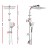 Cefito 10" Rain Shower Head Set: High-Pressure Chrome, Handheld 3-Spray, Solid Brass, 1.5m Hose, 5-Year Warranty