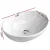 Cefito Elegant Oval Nano Glazed Ceramic Bathroom Basin Sink, 41x34cm - High Gloss, Anti-Bacterial, Heat Resistant