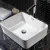 Cefito 48x37cm White Ceramic Vanity Sink: High Gloss, Nano Glazed, Anti-Bacterial, Heat & Scratch Resistant Basin