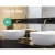 Cefito Bathroom Basin Vanity Sink - 46x33cm Oval, Nano Glazed Ceramic, High Gloss, Heat & Scratch Resistant, White