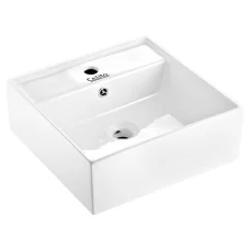 Cefito 41x41cm High Gloss Nano Glazed Ceramic Bathroom Vanity Sink - Durable, Eco-Friendly, Heat & Scratch Resistant