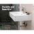 Cefito 41x41cm High Gloss Nano Glazed Ceramic Bathroom Vanity Sink - Durable, Eco-Friendly, Heat & Scratch Resistant Cefito 41x41cm High Gloss Nano Glazed Ceramic Bathroom Vanity Sink - Durable, Eco-Friendly, Heat & Scratch Resistant