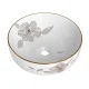 Cefito 41x41cm Ceramic Bathroom Basin Vanity Sink - Gold Flower Pattern, Anti-Scratch, Odourless, 5-Year Warranty