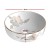 Cefito 41x41cm Ceramic Bathroom Basin Vanity Sink - Gold Flower Pattern, Anti-Scratch, Odourless, 5-Year Warranty