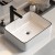 Cefito Luxury Bathroom Ceramic Vanity Sink, 48x37cm - Modern Design, Anti-Scratch, Heat-Resistant, 5-Year Warranty