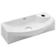 Cefito Compact Bathroom Basin 45x23cm - Nano Glazed Ceramic Vanity Sink, Wall-Mounted, Scratch & Heat Resistant