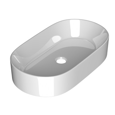 Cefito Bathroom Vanity Sink, Nano-Glazed Ceramic, 52x31cm, White, Modern Round Basin, Durable & Hygienic Design Cefito Bathroom Vanity Sink, Nano-Glazed Ceramic, 52x31cm, White, Modern Round Basin, Durable & Hygienic Design