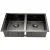 Cefito Kitchen Sink, Stainless Steel Double Bowl, 77x45cm, Black, Scratch-Proof, Anti-Bacterial, Easy Drainage