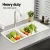 Cefito Double Bowl Granite Kitchen Sink 116x50cm - White, Scratch & Heat Resistant, 10-year warranty, Premium Quality