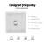 Cefito 45x45cm White Granite Kitchen Sink - Single Bowl, Heat & Scratch Resistant, Food Grade Material, 10-year warranty