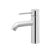 Cefito Bathroom Basin Mixer Tap - Round Brass Faucet, Chrome Finish, Drip-Free, WELS 5-Star, 192x150mm, Easy Install