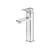 Cefito Chrome Bathroom Basin Mixer Tap - Tall Square Faucet, Drip-Free Ceramic Cartridge, WELS 5-Star, 315mm x 115mm