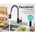 Cefito Matte Black Kitchen Mixer Tap, Pull Out Spray, 360° Swivel, Solid Brass & Stainless Steel, WELS-Certified