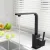 Cefito Kitchen Mixer Tap, Brass & ABS, 30cm x 17cm, Matte Black, 360° Swivel, Drip-Free, Watermark & WELS