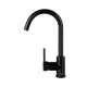 Cefito Kitchen Mixer Tap, Brass and ABS Plastic, 32.5cm x 17.9cm, Matte Black, 360° Swivel, Drip-Free,