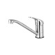 Cefito Chrome Kitchen Mixer Tap - 360° Swivel, Solid Brass, Drip-Free Ceramic Cartridge, Watermark & WELS Approved