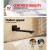 Cefito Matte Black Brass Bathroom Mixer Spout | Wall-Mounted, 180° Swivel, Anti-Splash Aerator, 5-Year Warranty