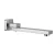 Cefito Chrome Wall Bath Spout: Solid Brass, Anti-Splash Aerator, 180° Swivel, WaterMark Approved, 5-Year Warranty