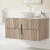 Cefito 900mm Vanity Unit: Wall-Hung Pine Timber Front, Carrara White Stone, Soft-Close Drawers, Moisture-Resistant