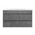 Cefito Vanity Unit with Basin, Eco-Friendly MDF, 915mm, Cement/White, Modern Bathroom Cabinet, Scratch-Resistant