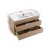 Cefito Bathroom Vanity Unit, E1 MDF, 915mm, Oak/White, Modern Wall-Hung Cabinet with Nano-Glaze Basin & Storage