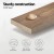 Cefito Bathroom Vanity Unit, E1 MDF, 915mm, Oak/White, Modern Wall-Hung Cabinet with Nano-Glaze Basin & Storage