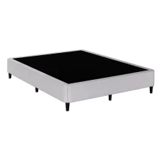 Artiss Mason Queen Size Bed Frame - Metal Grey, Premium Fabric, Durable & Stylish, 300KG Capacity, 1-Year Warranty