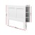 Artiss CABI Queen Bed Headboard with Shelves - Stylish White MDF, Ample Storage, Easy Clean, 1-Year Warranty