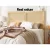 Artiss Bed Head Headboard Double, Rattan & Pine Wood, Rustic Boho Style, 141x4x110cm, Easy Assembly, 1-Year Warranty