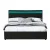 Artiss Cole Queen Size Bed Frame with LED Lights, Black PVC Leather, Gas Lift Storage, Steel & Wood Construction Artiss Cole Queen Size Bed Frame with LED Lights, Black PVC Leather, Gas Lift Storage, Steel & Wood Construction