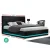 Artiss Double Bed Frame Black PVC Leather with Gas Lift Storage, LED Headboard, 16 Colours, Lumi Series Artiss Double Bed Frame Black PVC Leather with Gas Lift Storage, LED Headboard, 16 Colours, Lumi Series
