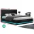 Artiss LUMI Queen Bed Frame - Black PVC Leather, LED Lights, Gas Lift Storage, High Density Foam, 16 Colours Artiss LUMI Queen Bed Frame - Black PVC Leather, LED Lights, Gas Lift Storage, High Density Foam, 16 Colours