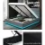 Artiss Lumi Queen Size Bed Frame Gas Lift Storage Grey LED Lights 16 Colours Faux Linen Upholstered Fabric
