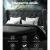 Artiss Pier Queen Bed Frame - Charcoal Linen, Tufted Wing Headboard, Steel & Wood Construction, French Provincial Style
