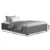 Artiss Toki King Single Size Gas Lift Bed Frame in Grey, Linen Upholstery, Storage Base, Reinforced Steel, Wood Slats