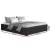 Artiss Queen Size Bed Frame with Gas Lift Storage, Charcoal Linen Upholstery, Steel Reinforcement, Wooden Slats
