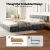 Artiss HAVEN King Size Bed Frame - Plush Velvet Headboard, Modern Platform Base, Reinforced Plywood-Pine, Grey