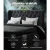 Artiss Mila King Size Bed Frame Charcoal - Faux Linen, 4 Storage Drawers, Tufted Headboard, Sturdy Steel & Wood Design